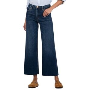 Kut From The Kloth Meg High Rise Wide Leg Dark Wash Jean Womens Size 4